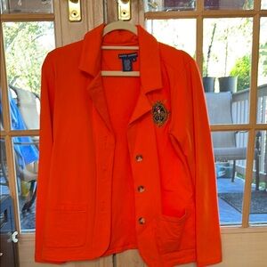 Ralph Lauren Vibrant Orange Blazer